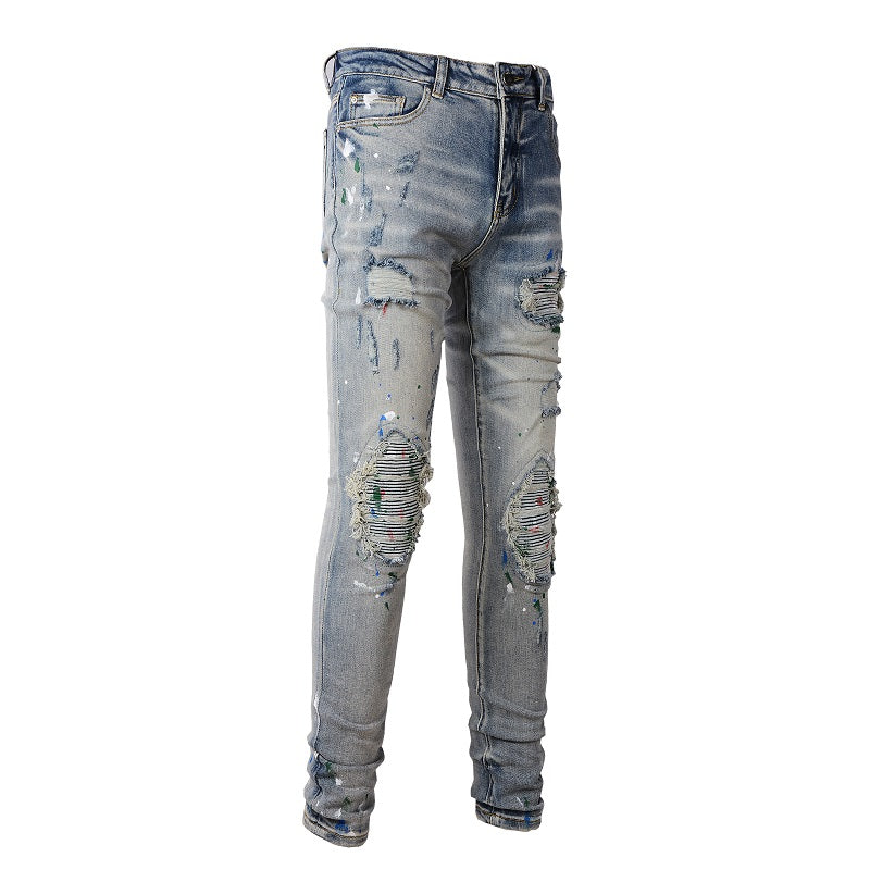 Revolt Painted Denim "SHATTA"